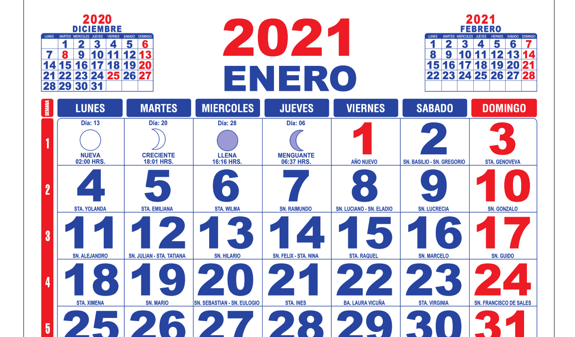 Feriados 2021: los días festivos y fines de semana largo este año en Chile