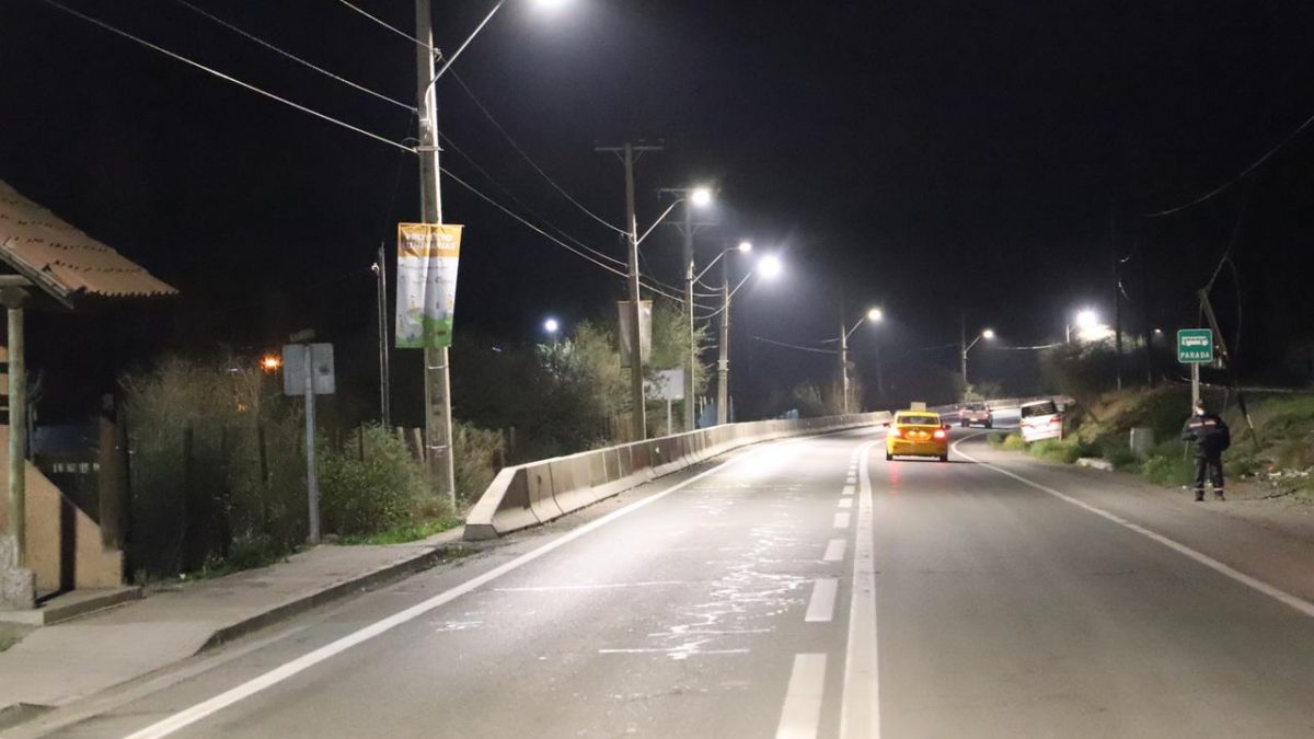 2.500 personas del Camino Internacional fueron favorecidas con luminaria LED