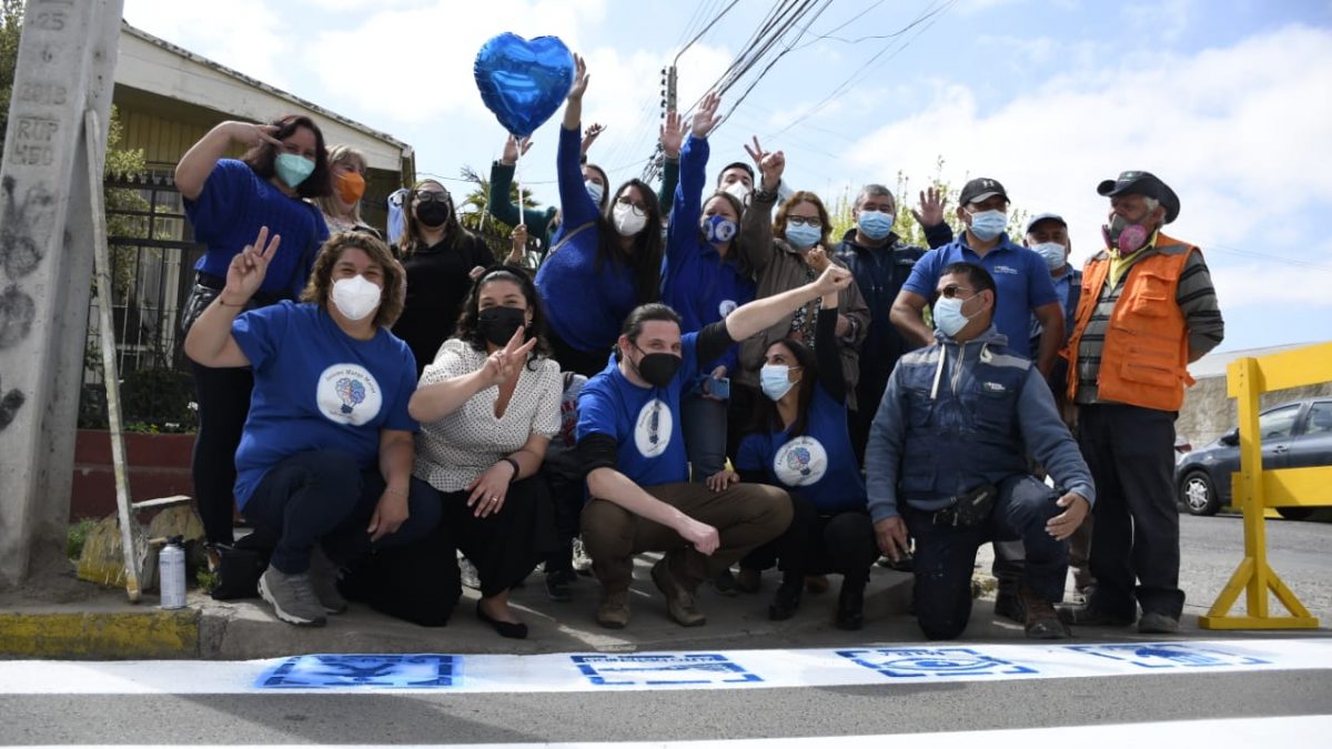 MUNICIPIO DE VILLA ALEMANA ES EL PRIMERO EN LA REGIÓN EN HABILITAR PASOS PEATONALES INCLUSIVOS