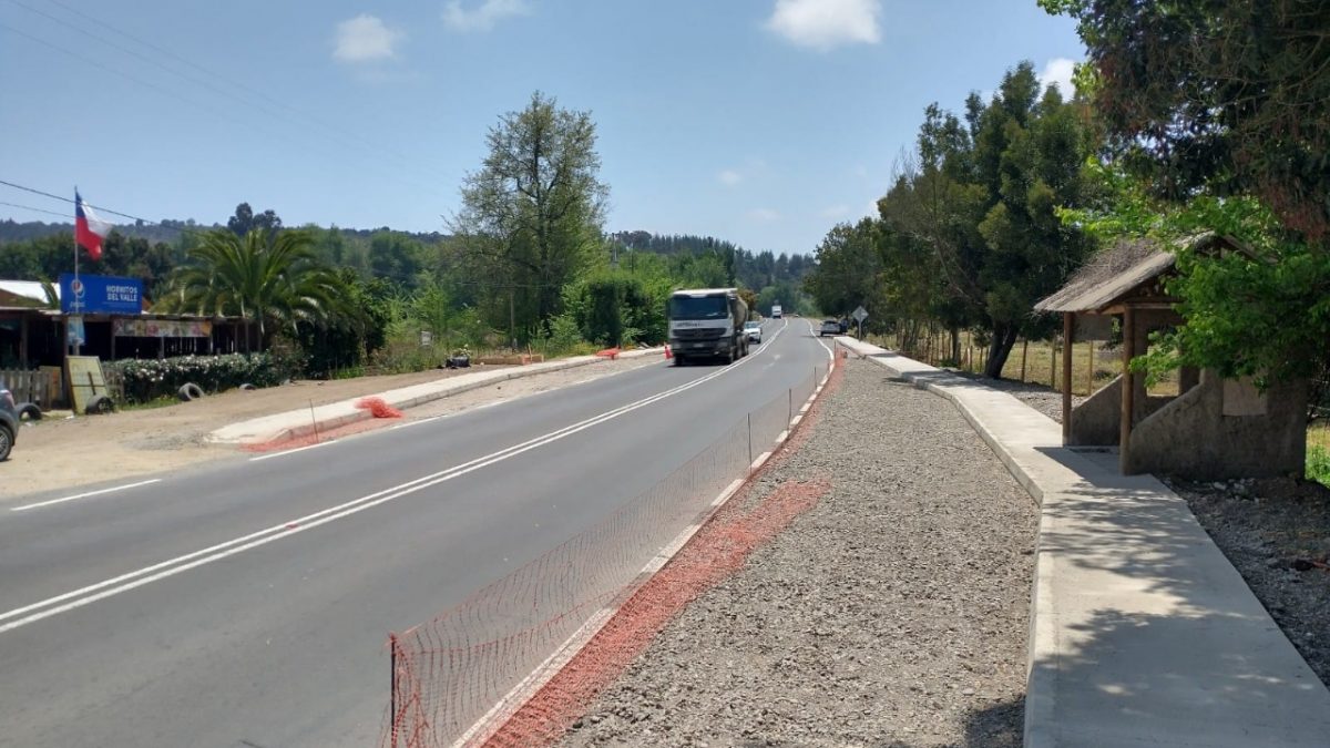Nuevas obras mejoran seguridad vial                                       en la comuna de  Quintero