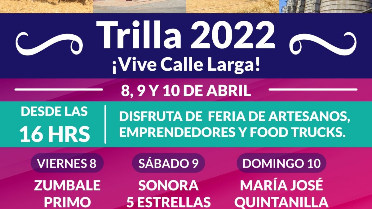 Este fin de semana Calle Larga realizará feria de emprendimientos, artesanías y food trucks donde participarán músicos nacionales y locales