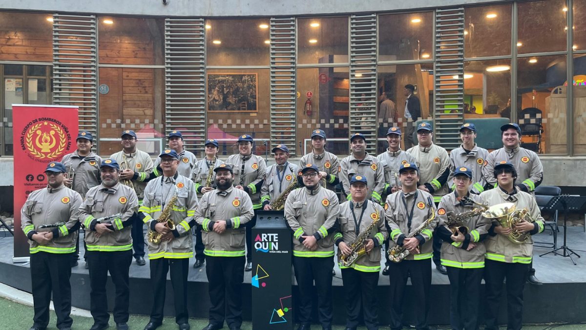 Banda Institucional de Bomberos de Viña del Mar se presentará este fin de semana en Mall Marina